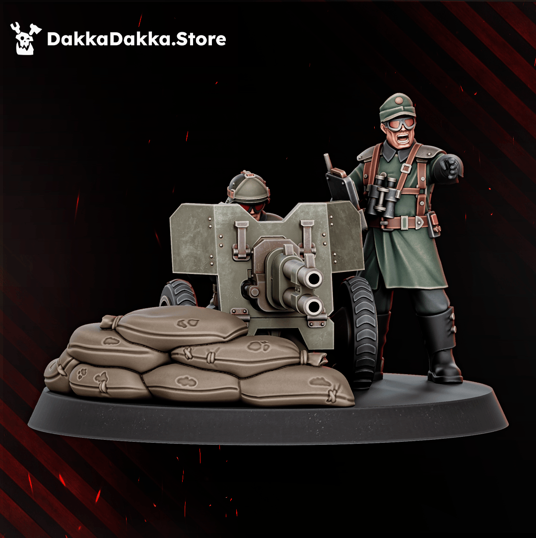 Tabletop Terrain Miniature The Doomsday Heavy Fire Support Squad