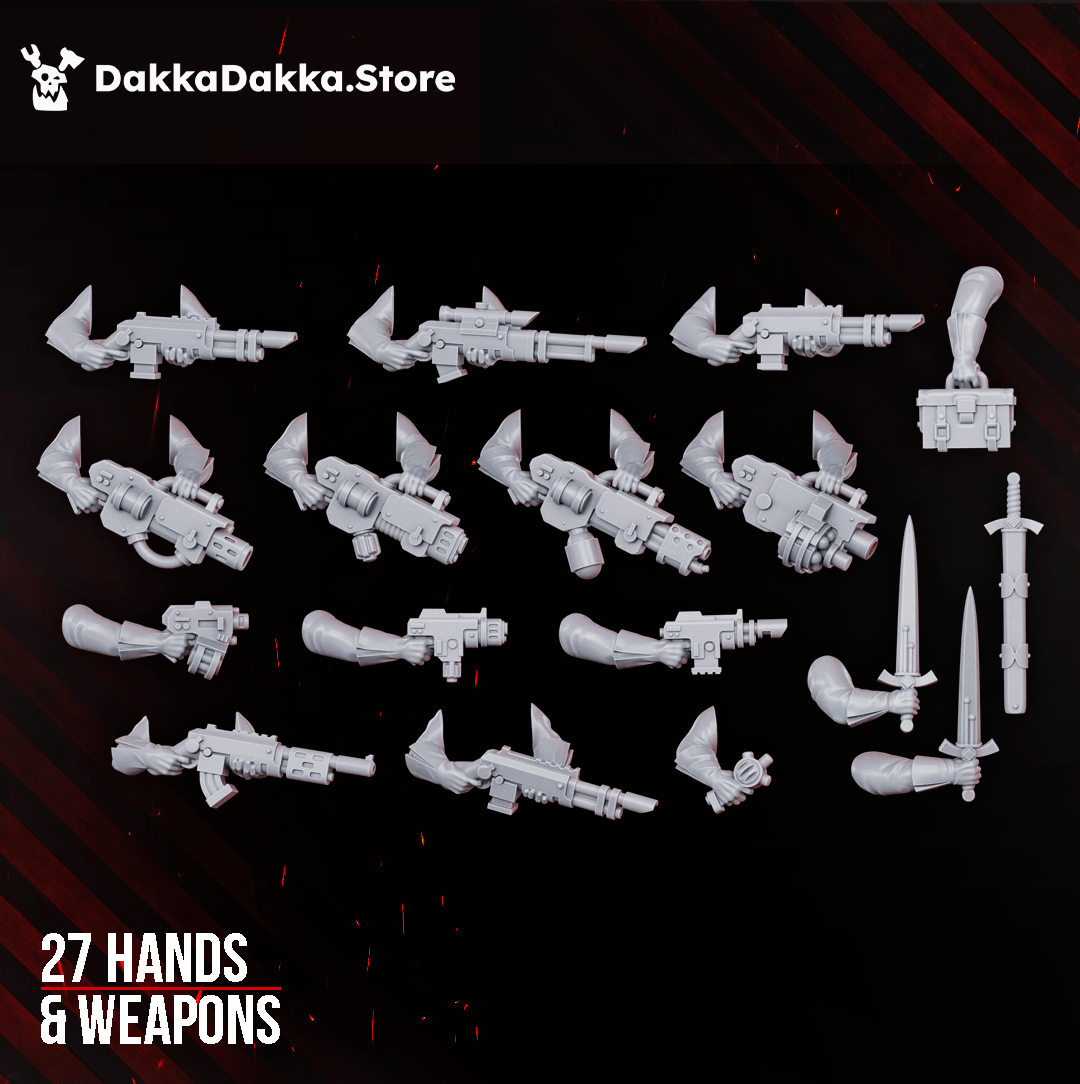 Tabletop Terrain Miniature The Doomsday Infantry Squad (build kit)