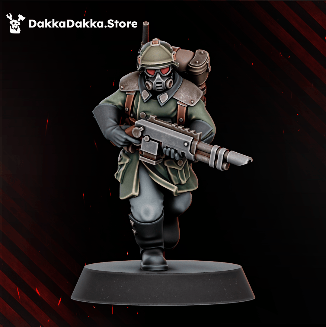 Tabletop Terrain Miniature The Doomsday Infantry Squad (x10)