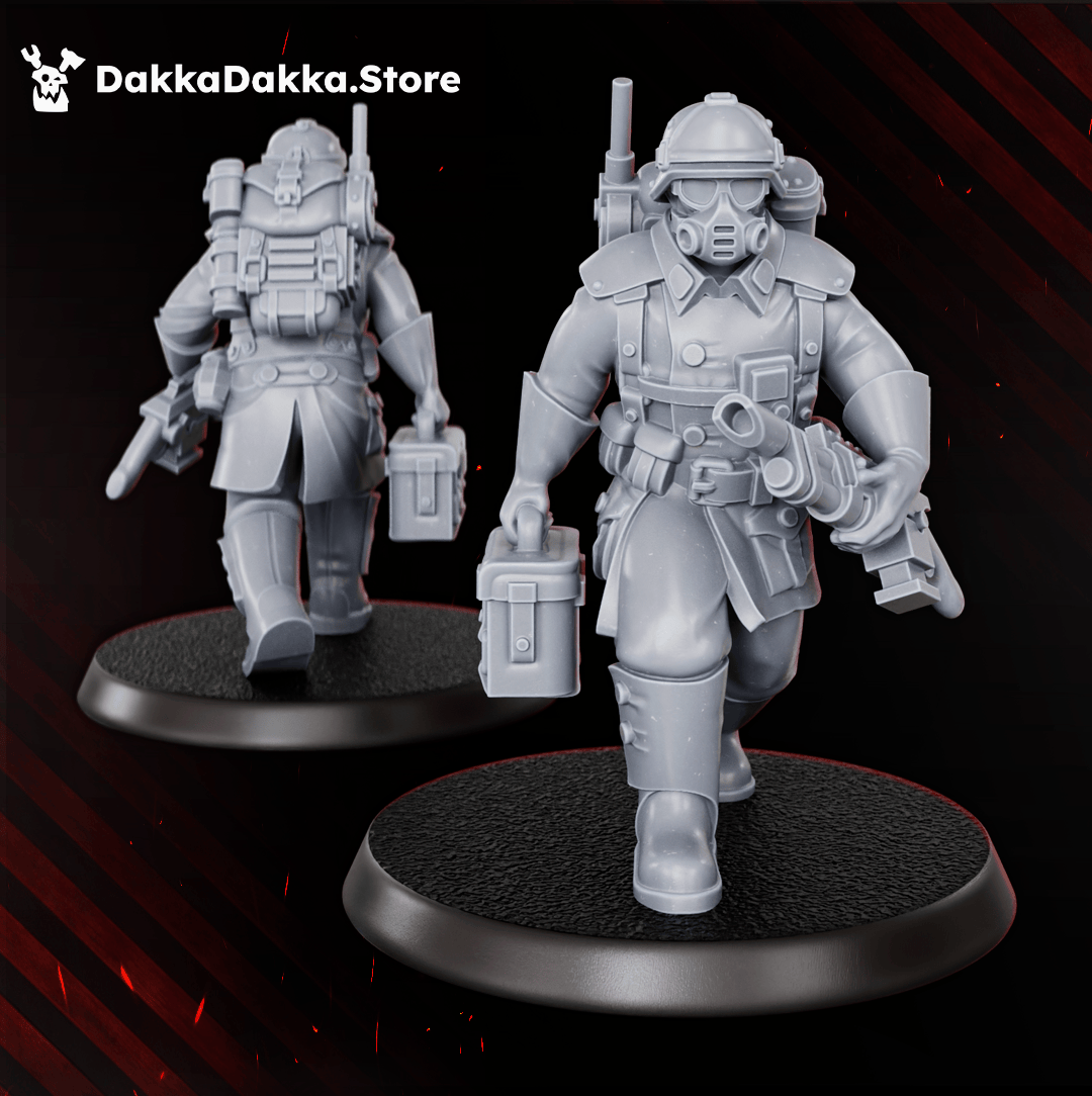 Tabletop Terrain Miniature The Doomsday Infantry Squad (x10)