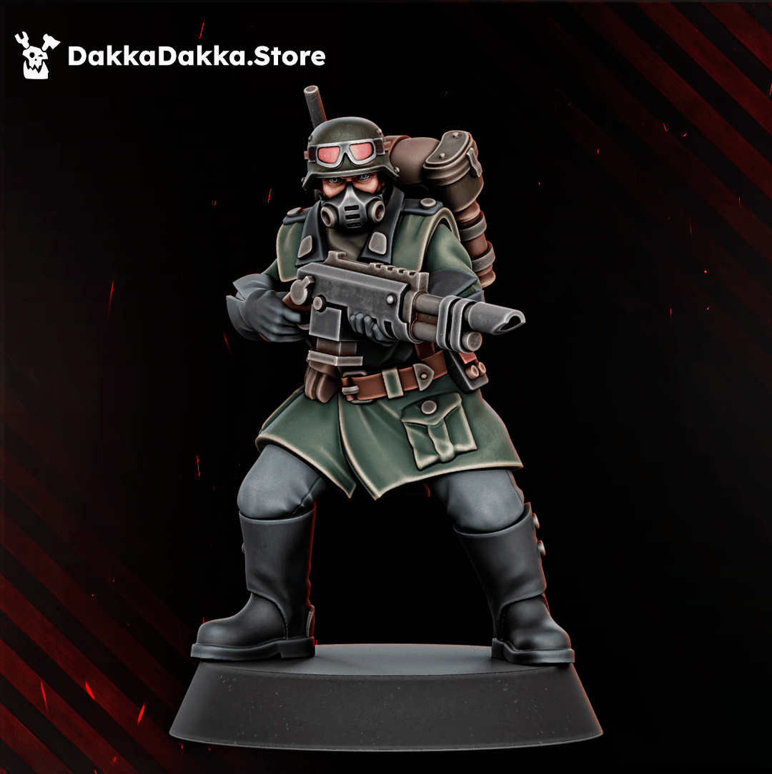 Tabletop Terrain Miniature The Doomsday Infantry Squad (x10)
