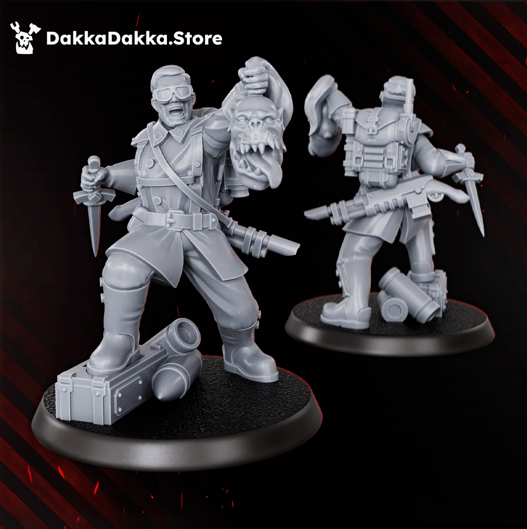 Tabletop Terrain Miniature The Doomsday Infantry Squad (x10)