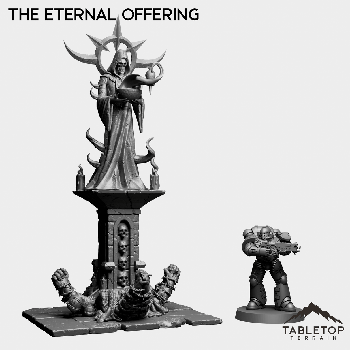 Tabletop Terrain Miniature The Eternal Offering - Grimdark Terrain