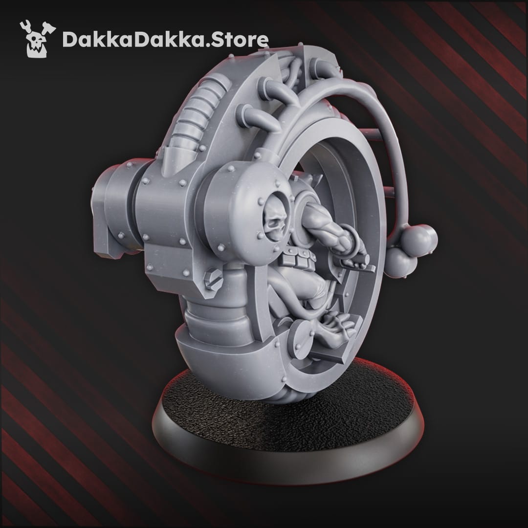 Tabletop Terrain Miniature The Miner Rat Bikers