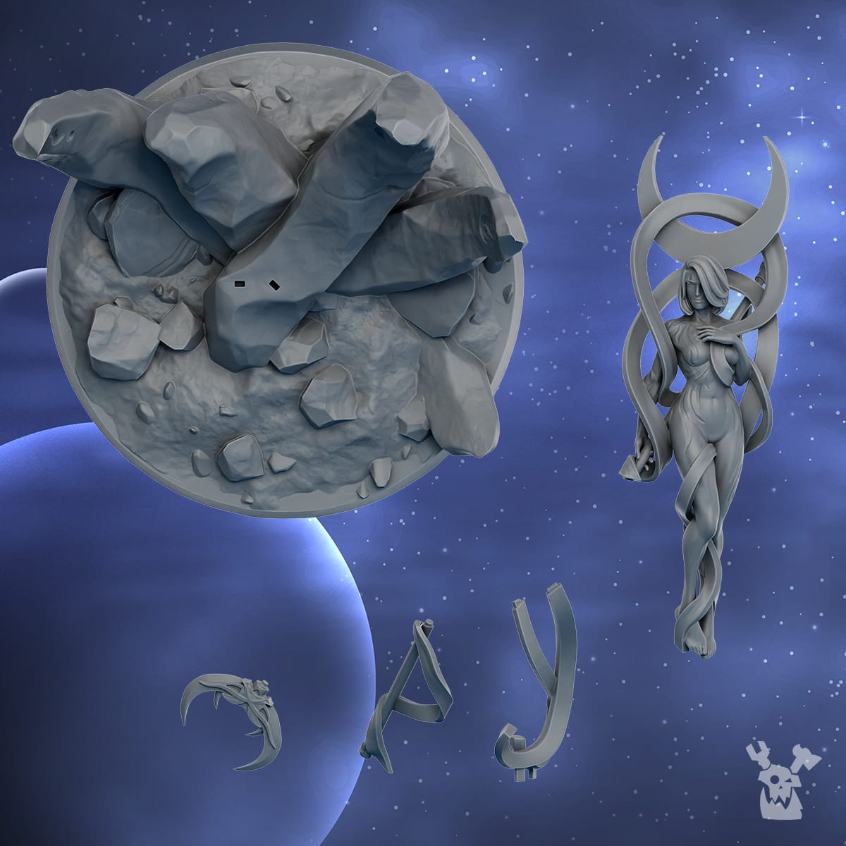 Tabletop Terrain Miniature The Moon's Chosen
