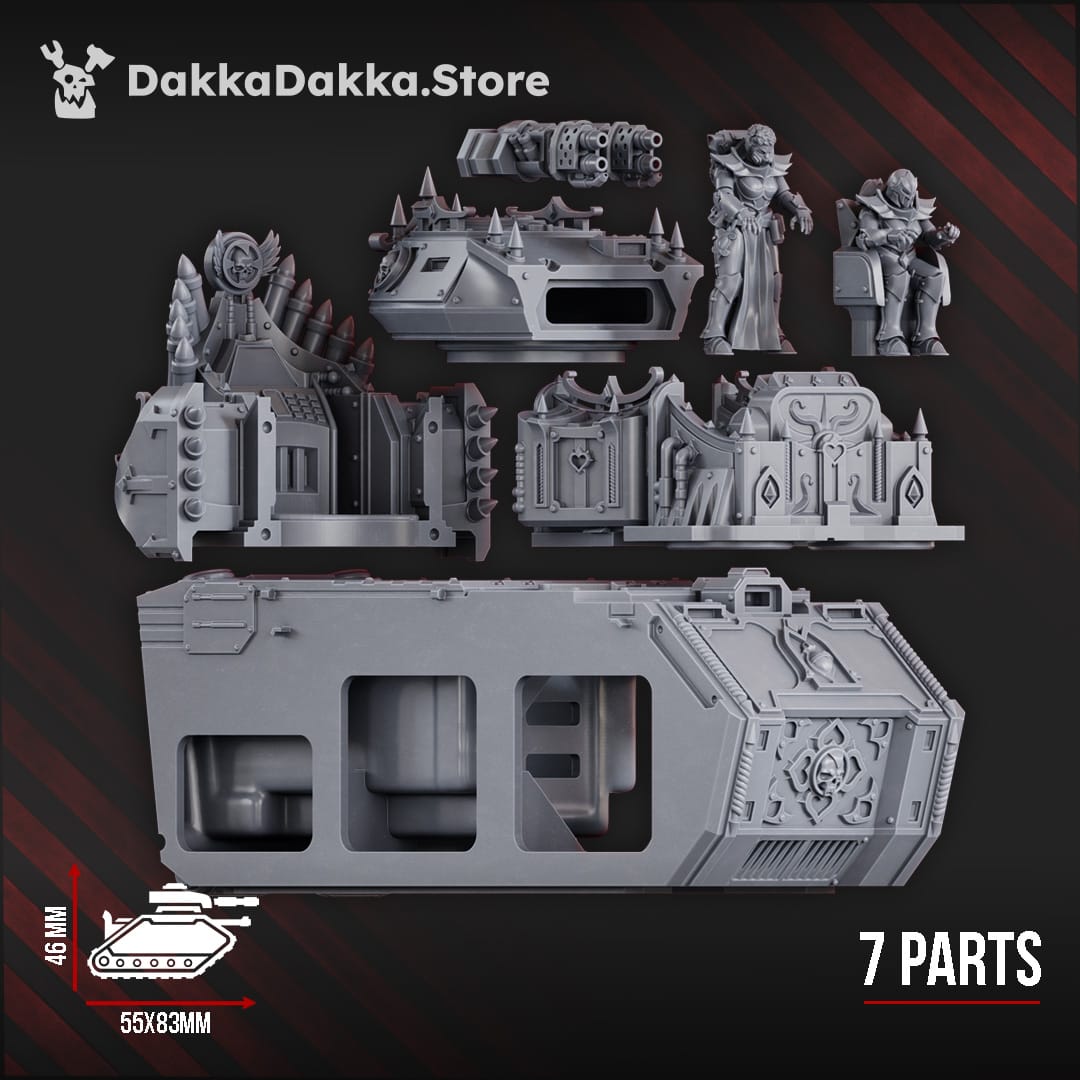 Tabletop Terrain Miniature The Ordine Vendetta APC Upgrade