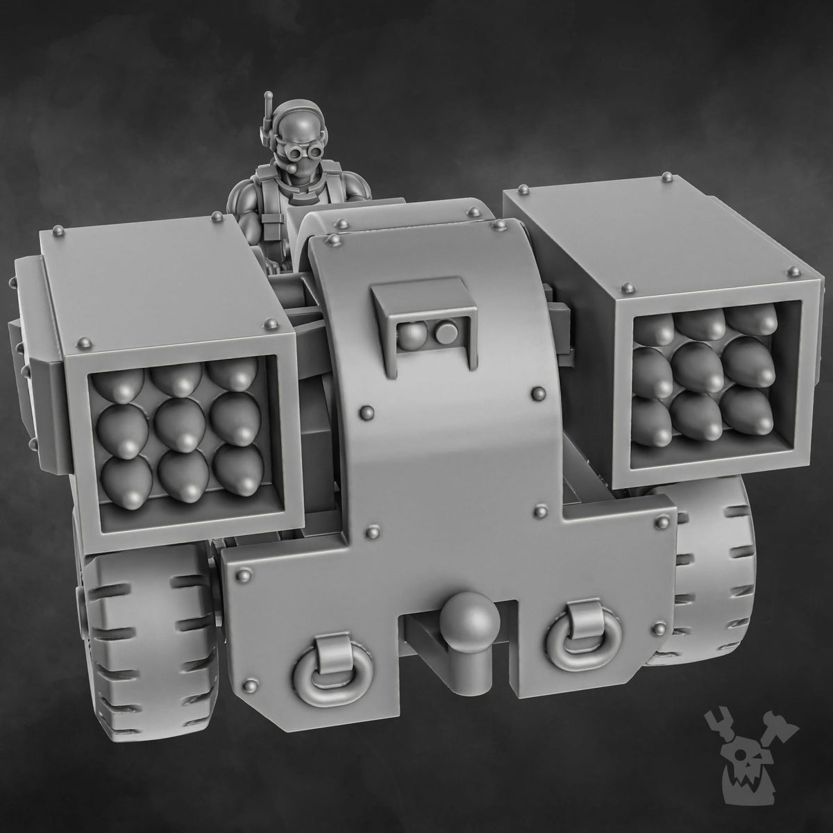 Tabletop Terrain Miniature The Orc Slayers Heavy Artillery Team