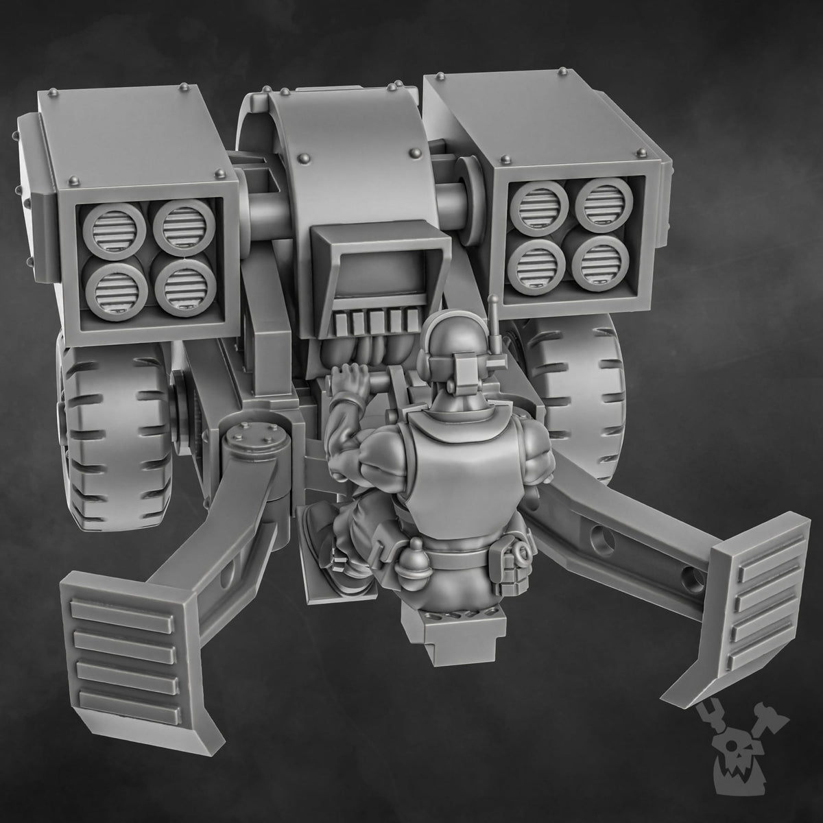 Tabletop Terrain Miniature The Orc Slayers Heavy Artillery Team