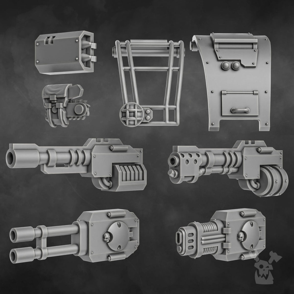 Tabletop Terrain Miniature The Ork Slayers Stomper Mech