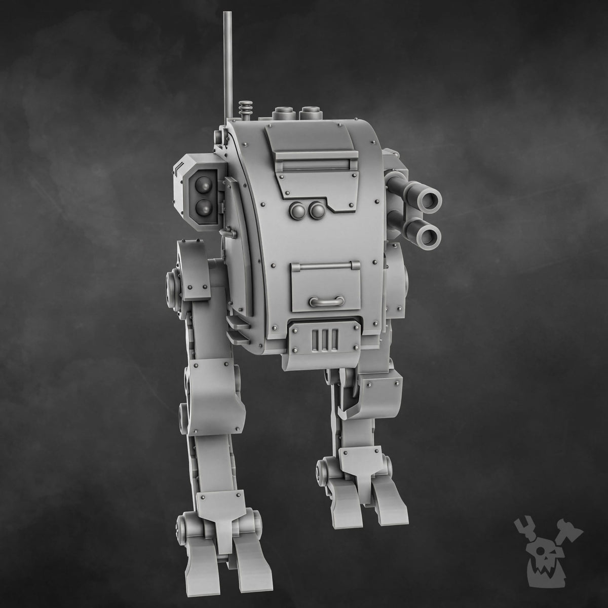 Tabletop Terrain Miniature The Ork Slayers Stomper Mech