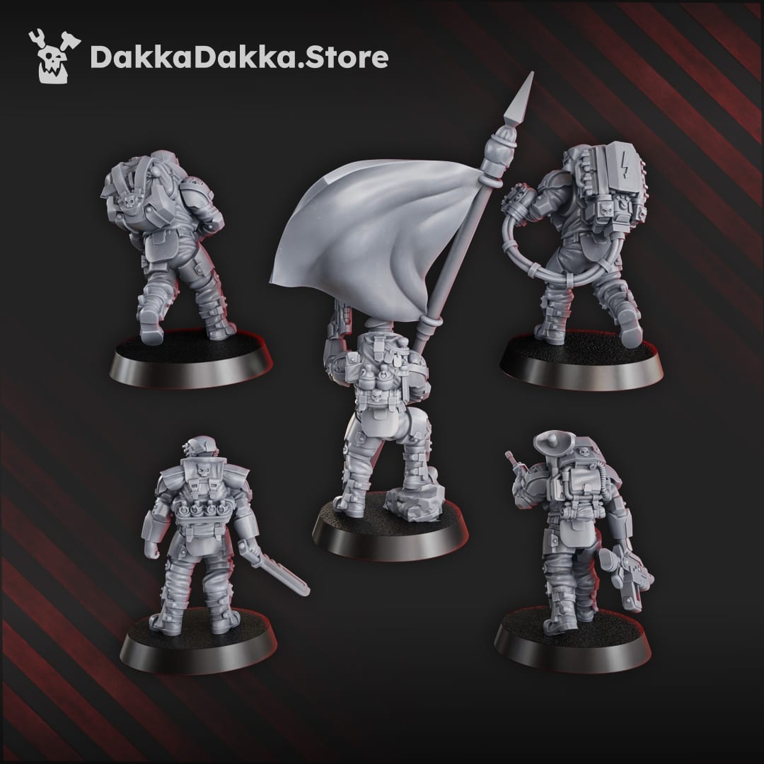 Tabletop Terrain Miniature The Phaeton Lead Squad (x5)
