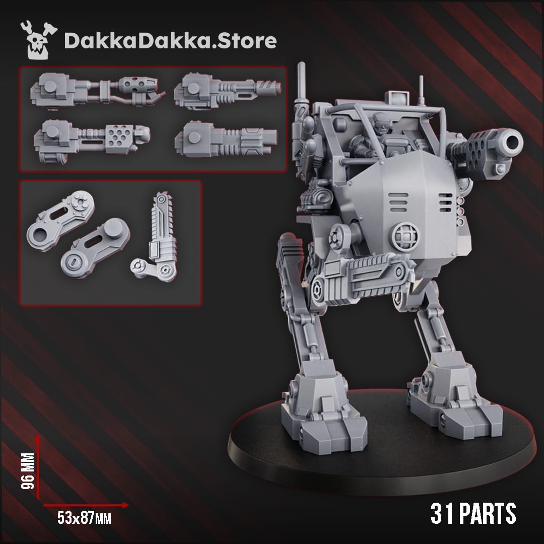 Tabletop Terrain Miniature The Phaeton Stomper Mech