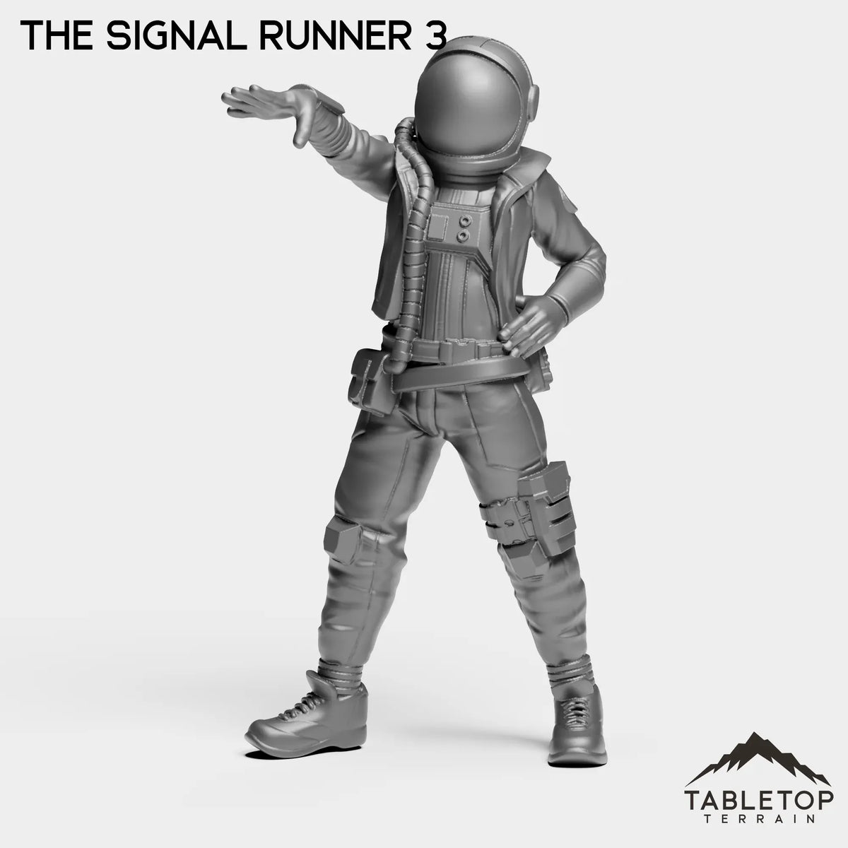 Tabletop Terrain Miniature The Signal Runner 3 Signal Runner - Ash Nomads
