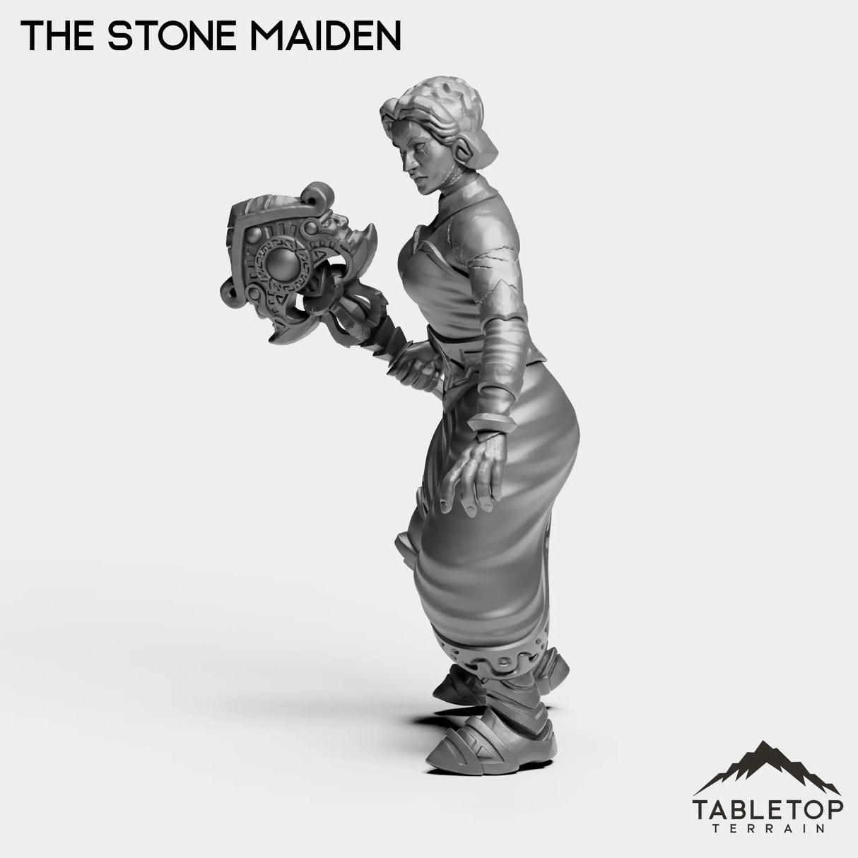 Tabletop Terrain Miniature The Stone Maiden