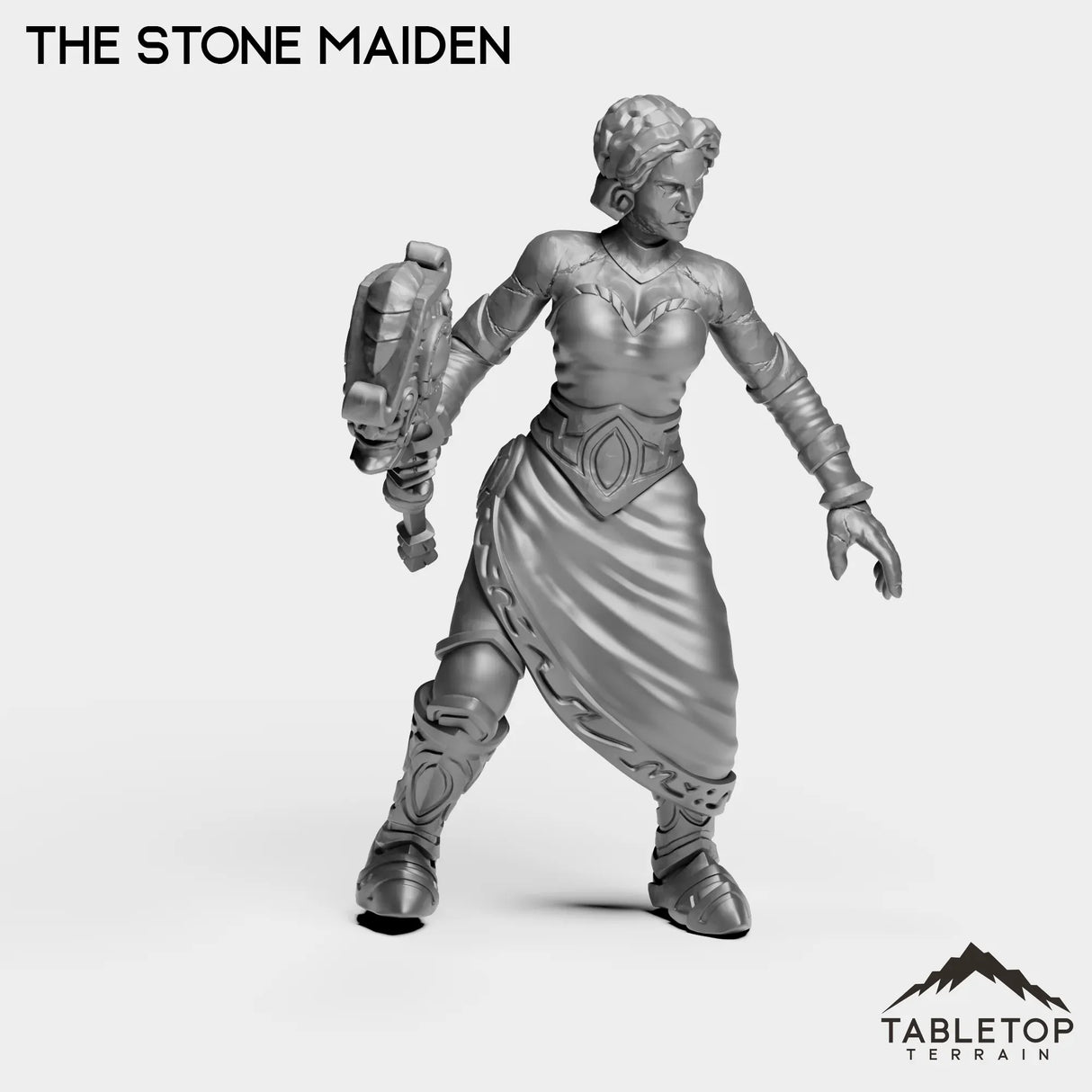 Tabletop Terrain Miniature The Stone Maiden