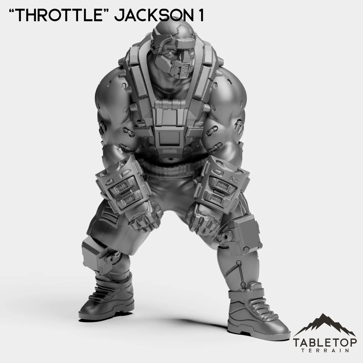 Tabletop Terrain Miniature “Throttle” Jackson 1 ''Throttle'' Jackson