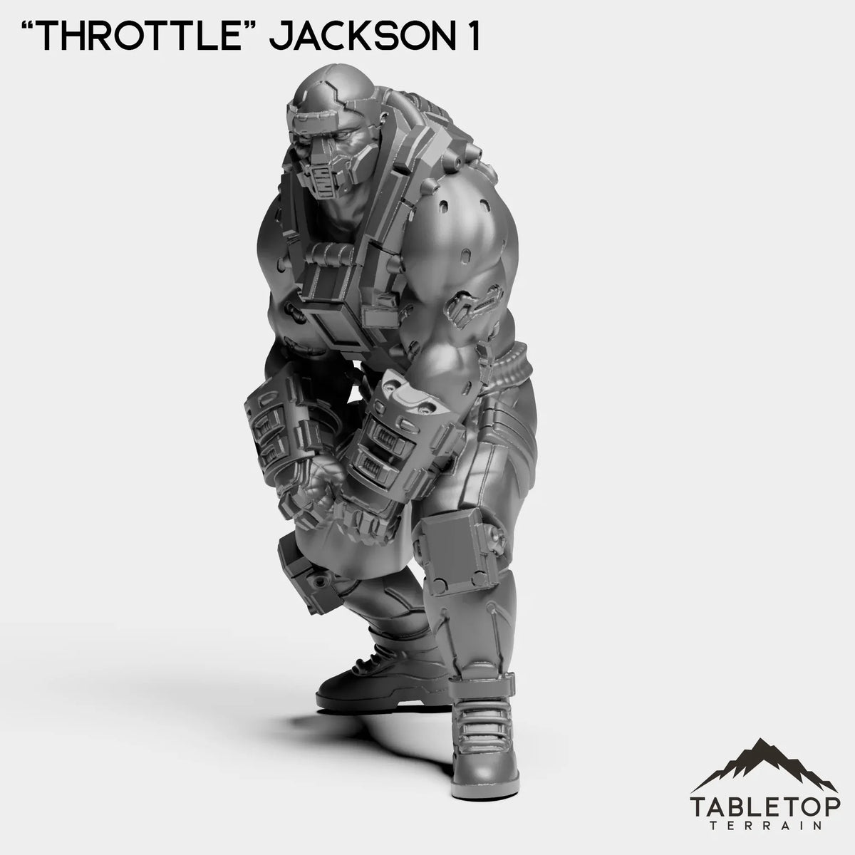 Tabletop Terrain Miniature ''Throttle'' Jackson