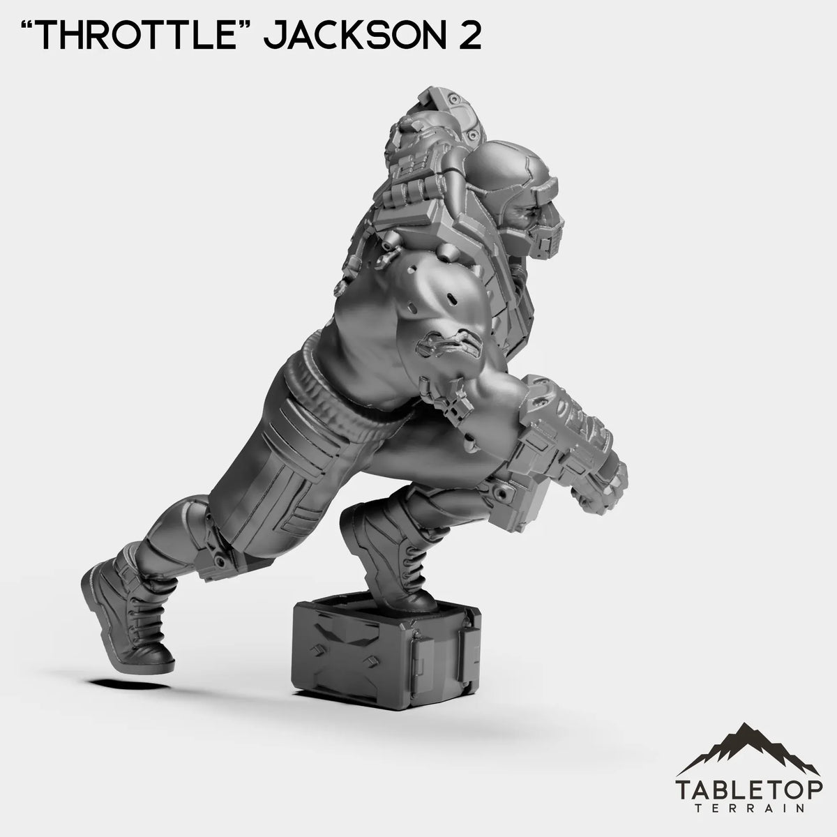 Tabletop Terrain Miniature ''Throttle'' Jackson