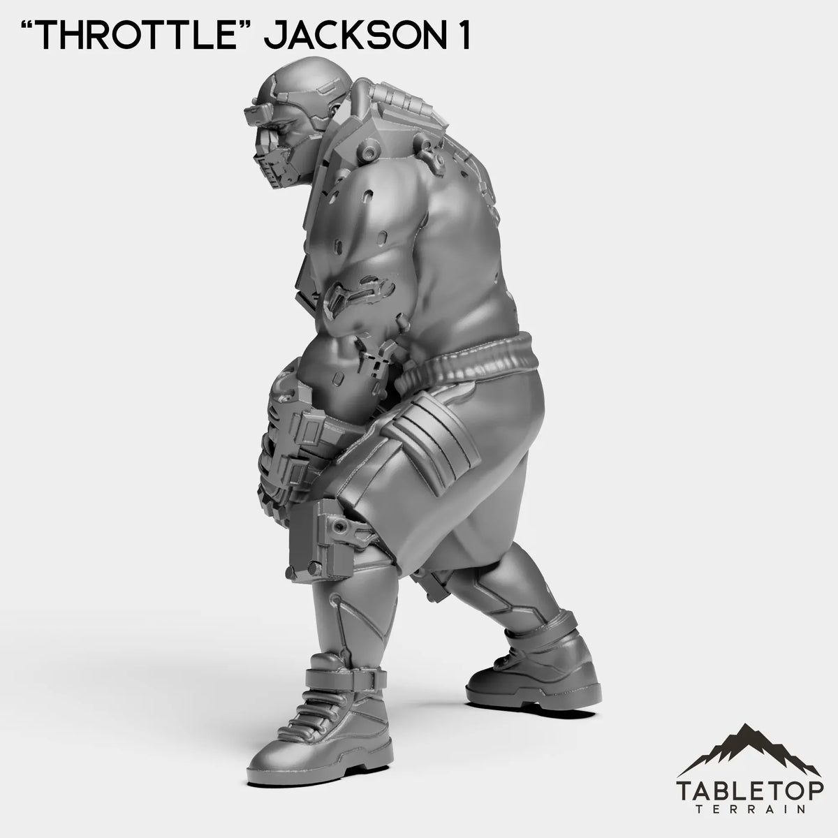 Tabletop Terrain Miniature ''Throttle'' Jackson