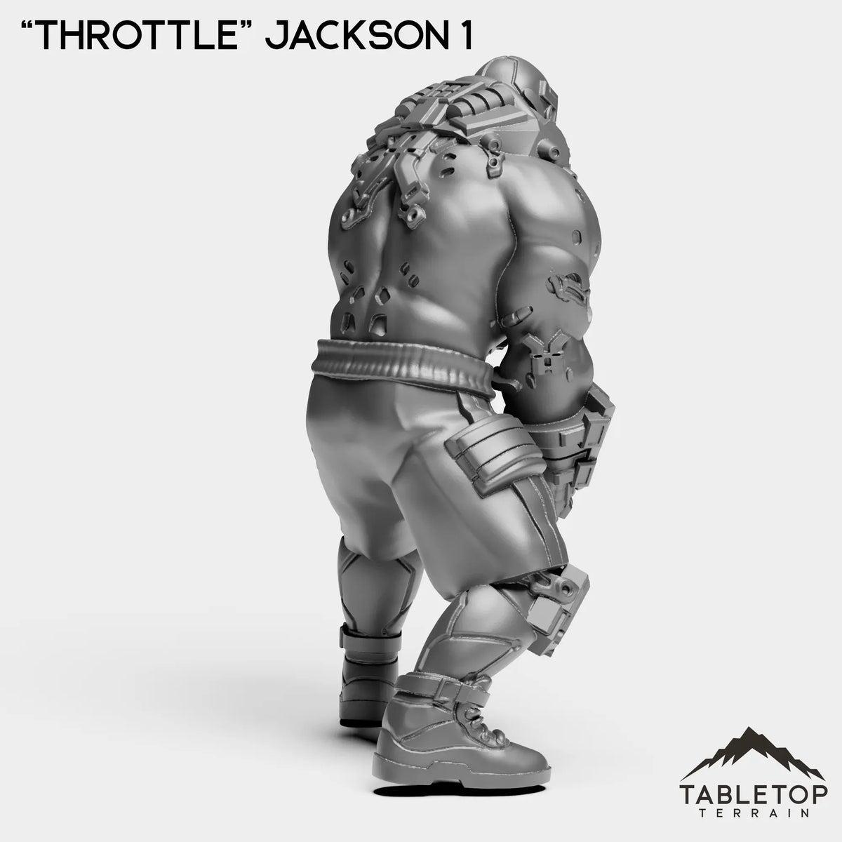 Tabletop Terrain Miniature ''Throttle'' Jackson