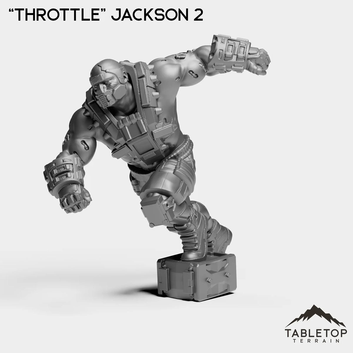 Tabletop Terrain Miniature ''Throttle'' Jackson