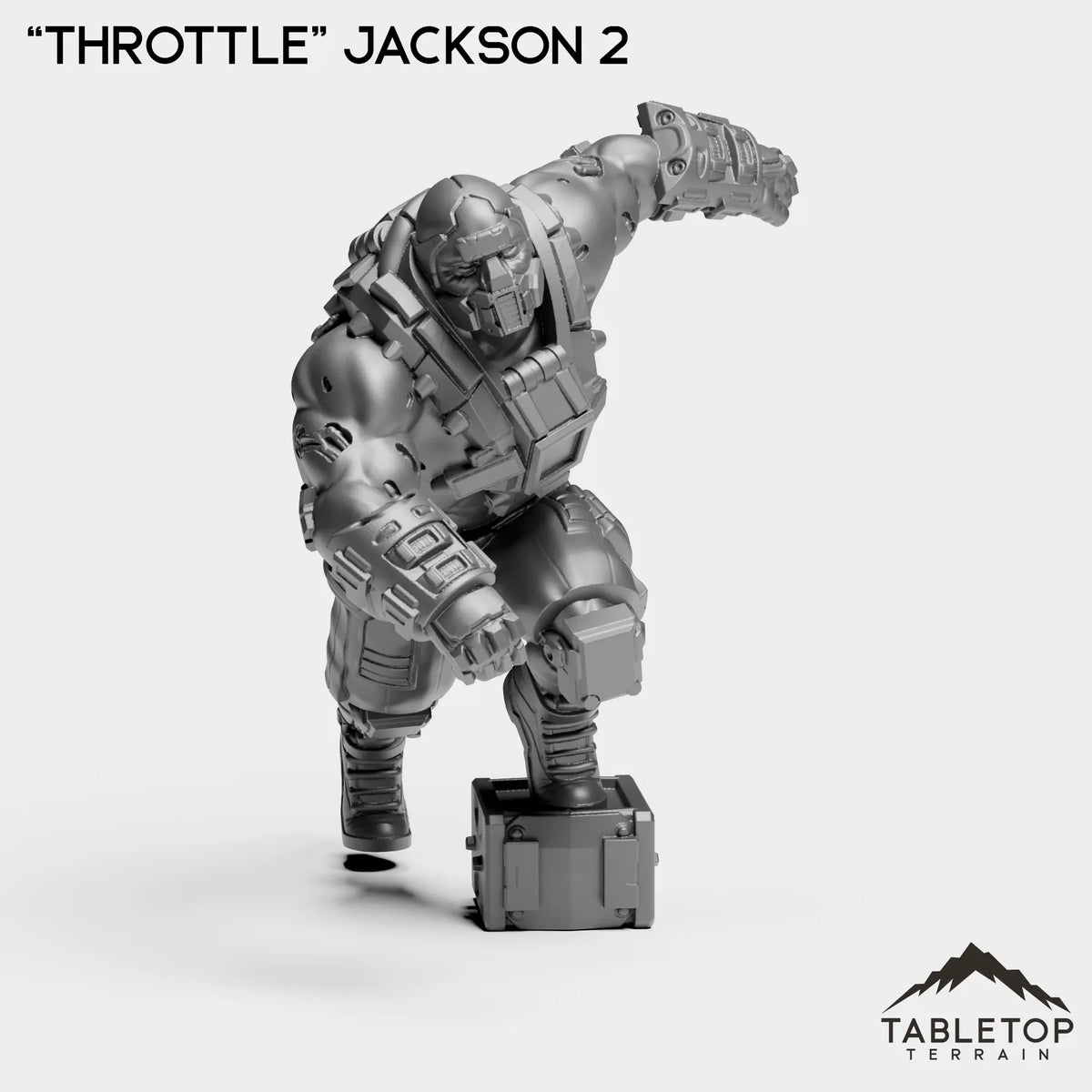 Tabletop Terrain Miniature “Throttle” Jackson 2 ''Throttle'' Jackson