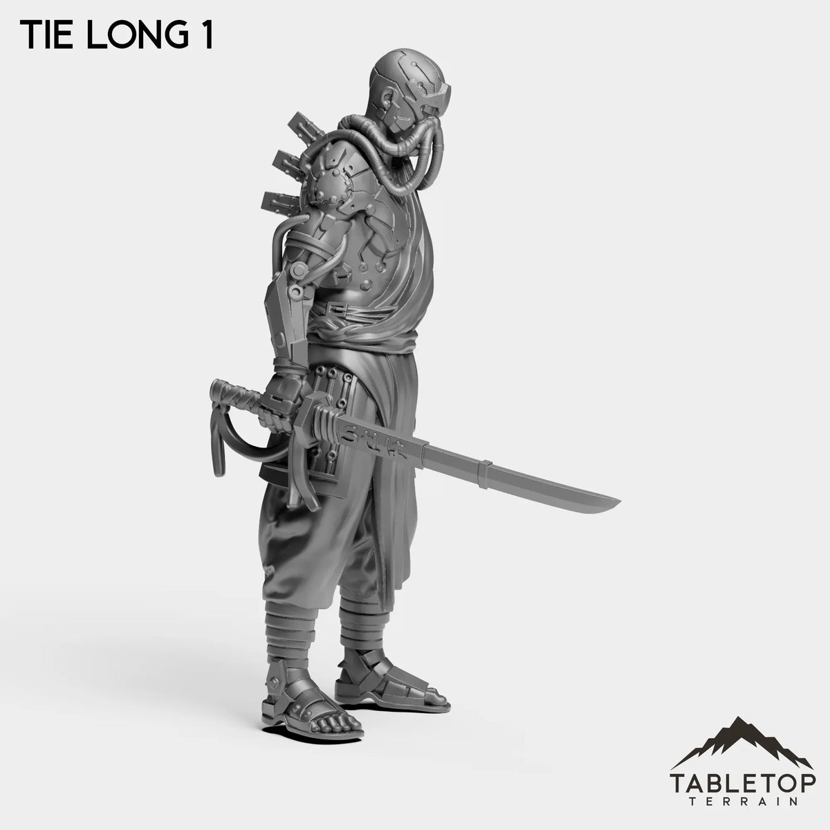 Tabletop Terrain Miniature Tie Long - Black Lotus Triads