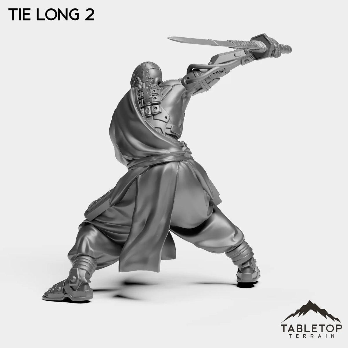 Tabletop Terrain Miniature Tie Long - Black Lotus Triads