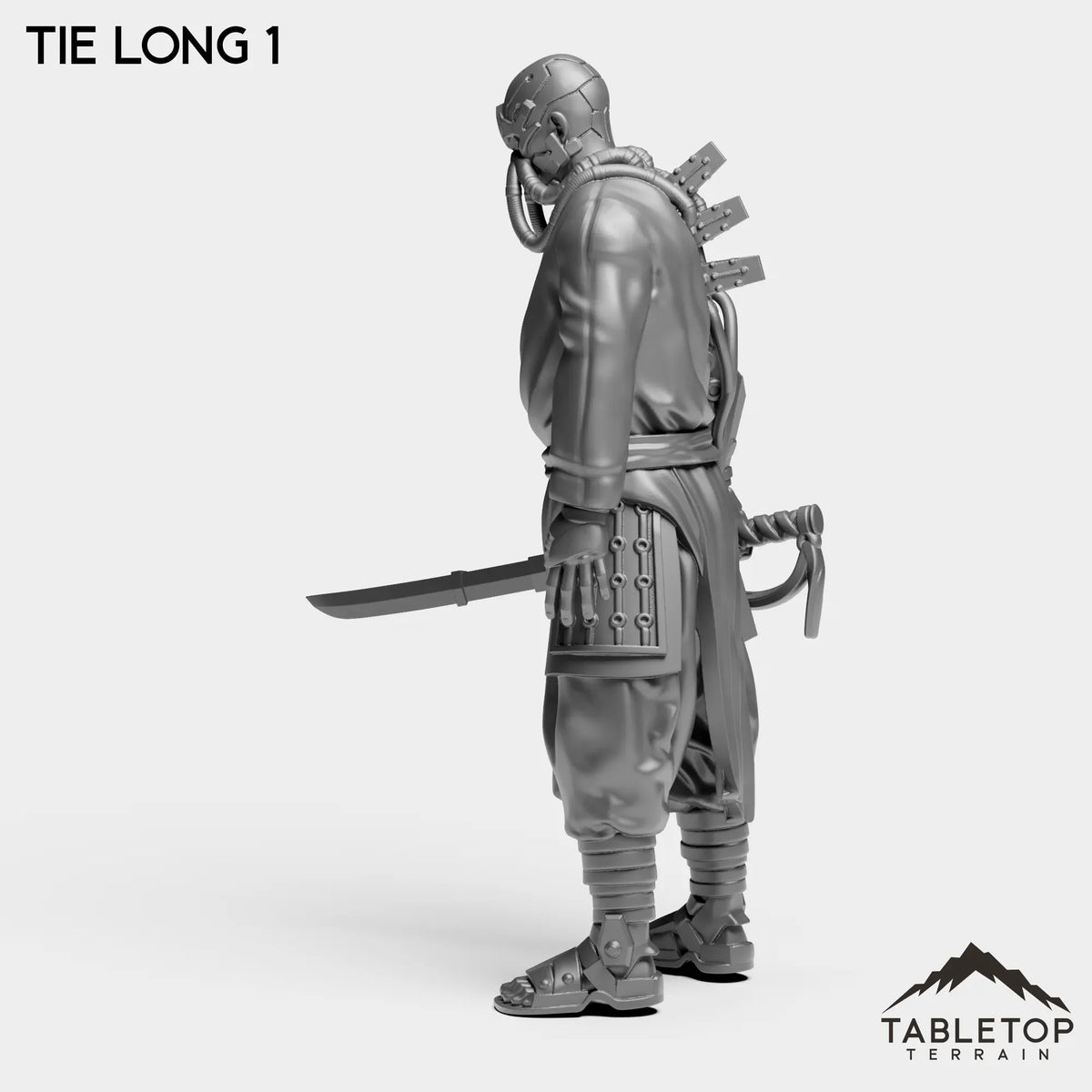 Tabletop Terrain Miniature Tie Long - Black Lotus Triads