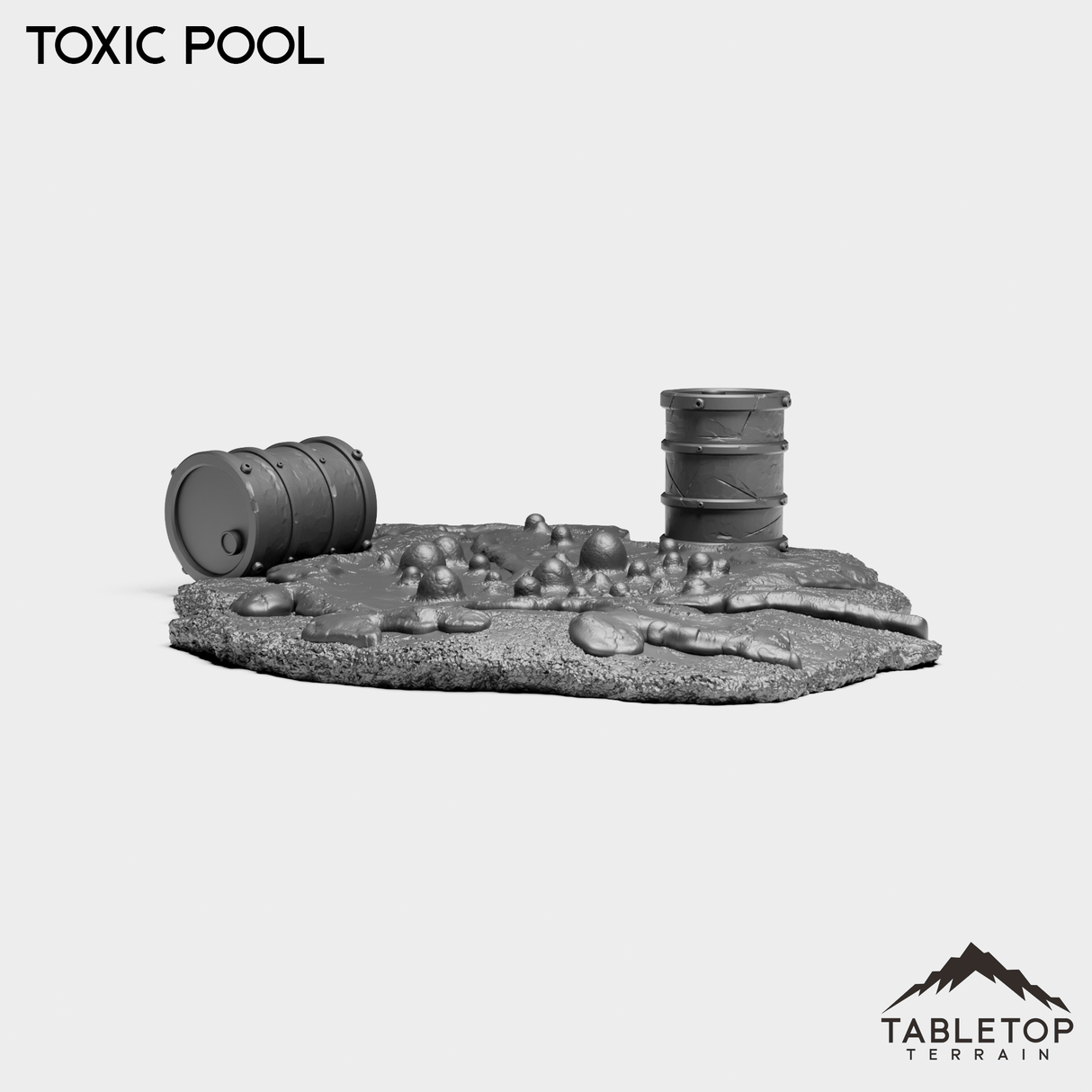 Tabletop Terrain Miniature Toxic Pool - Grimdark Terrain