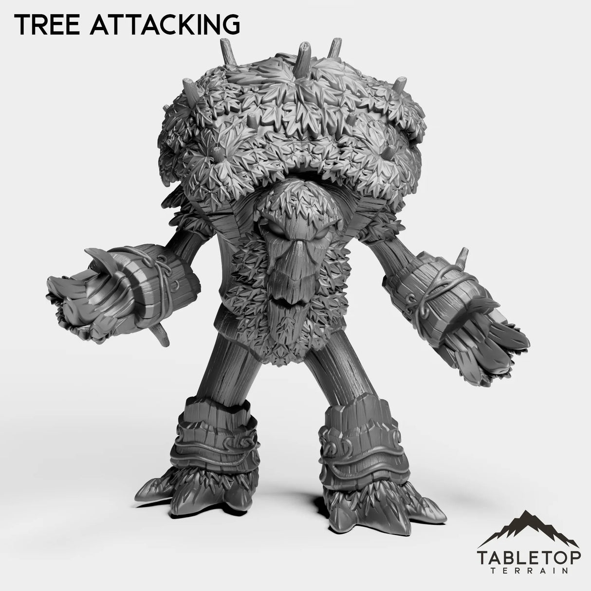 Tabletop Terrain Miniature Tree Attacking Werewolf Druid Forms