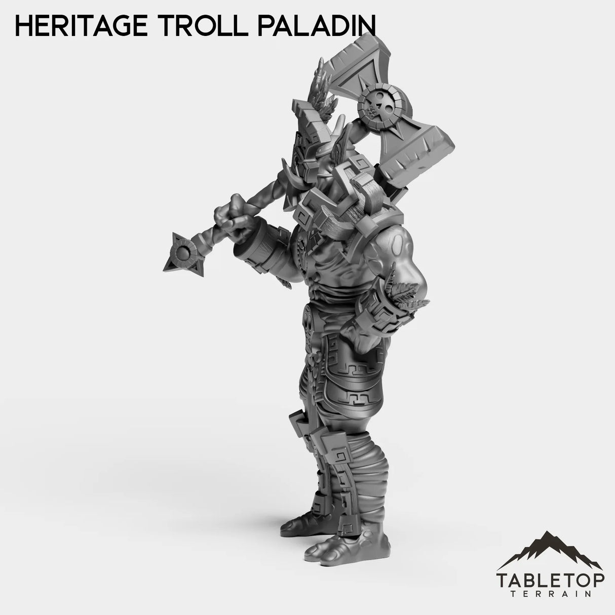 Tabletop Terrain Miniature Troll Heritage Paladin