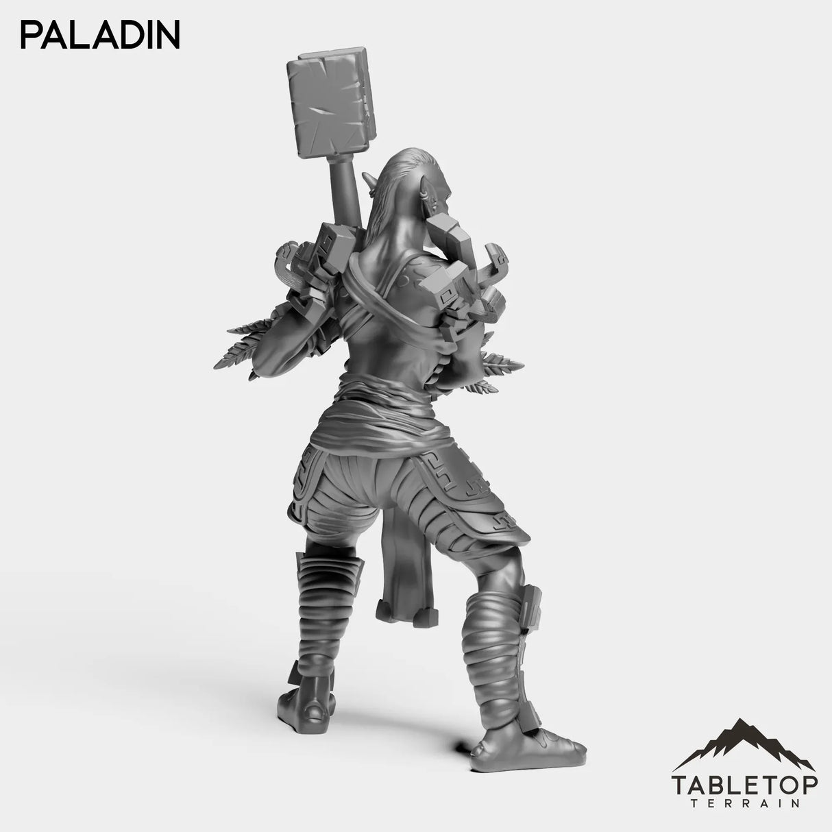 Tabletop Terrain Miniature Troll Heritage Paladin Female