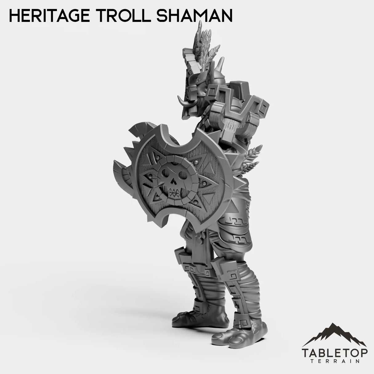 Tabletop Terrain Miniature Troll Heritage Shaman