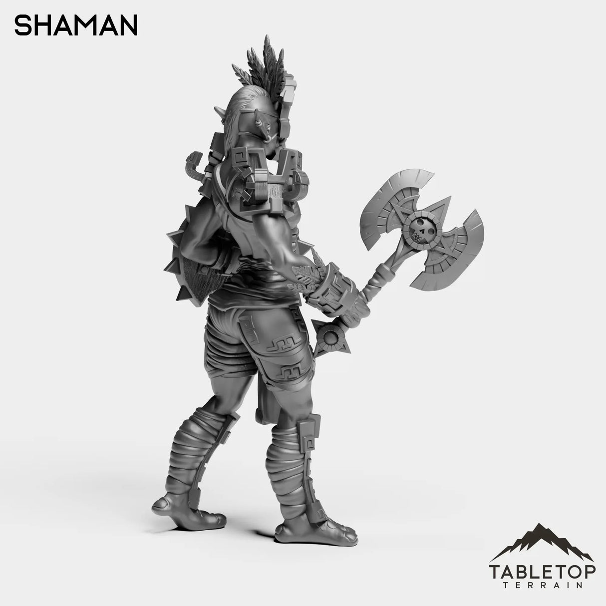 Tabletop Terrain Miniature Troll Heritage Shaman Female