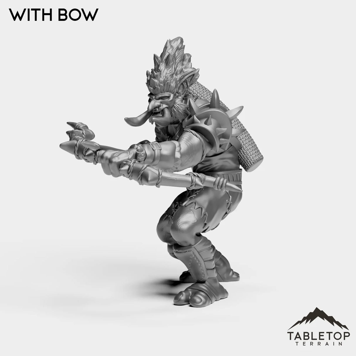Tabletop Terrain Miniature Troll Hunter