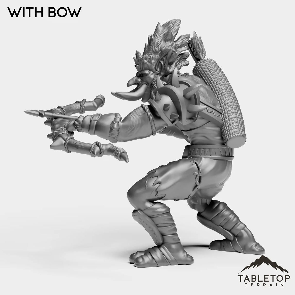Tabletop Terrain Miniature Troll Hunter