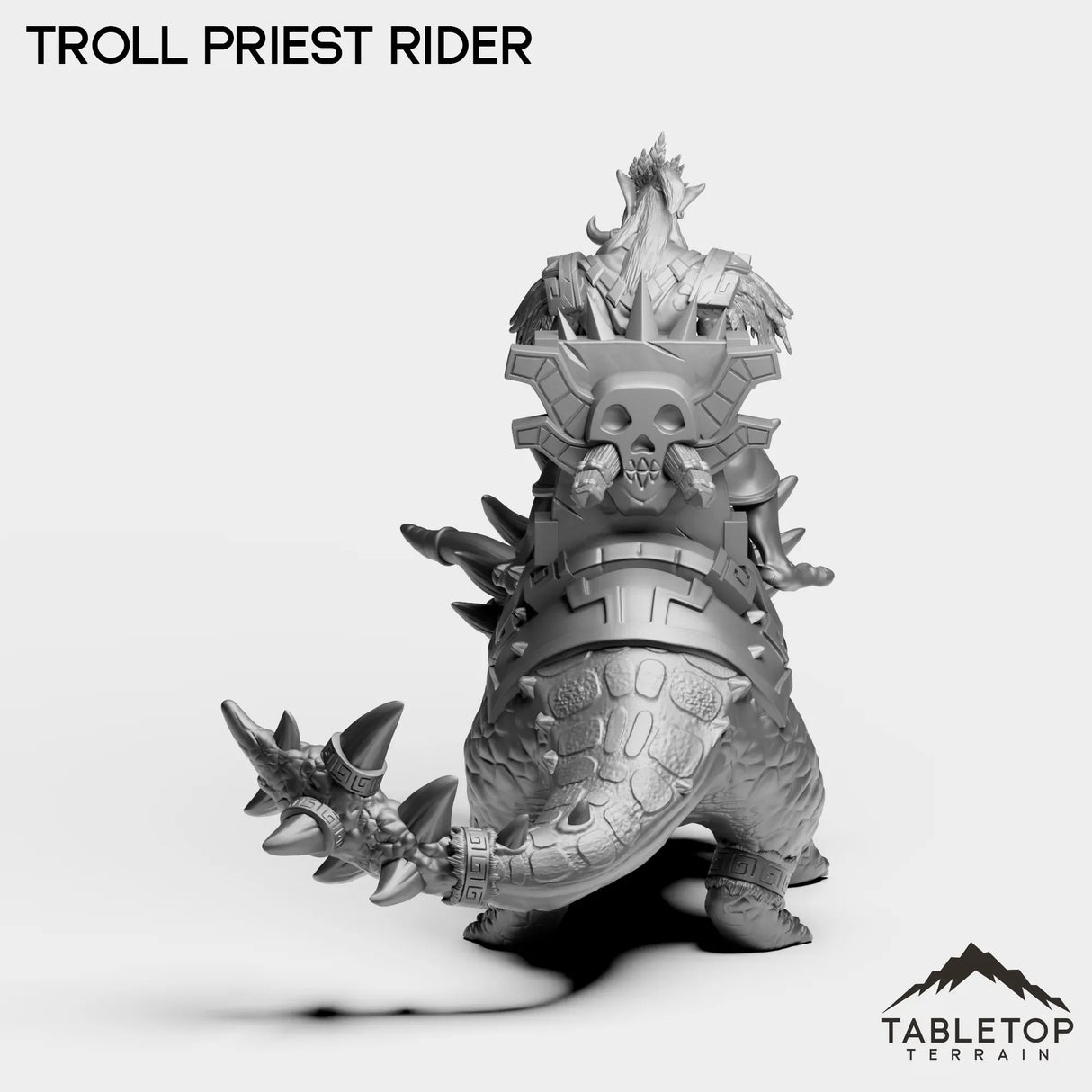 Tabletop Terrain Miniature Troll Priest Rider