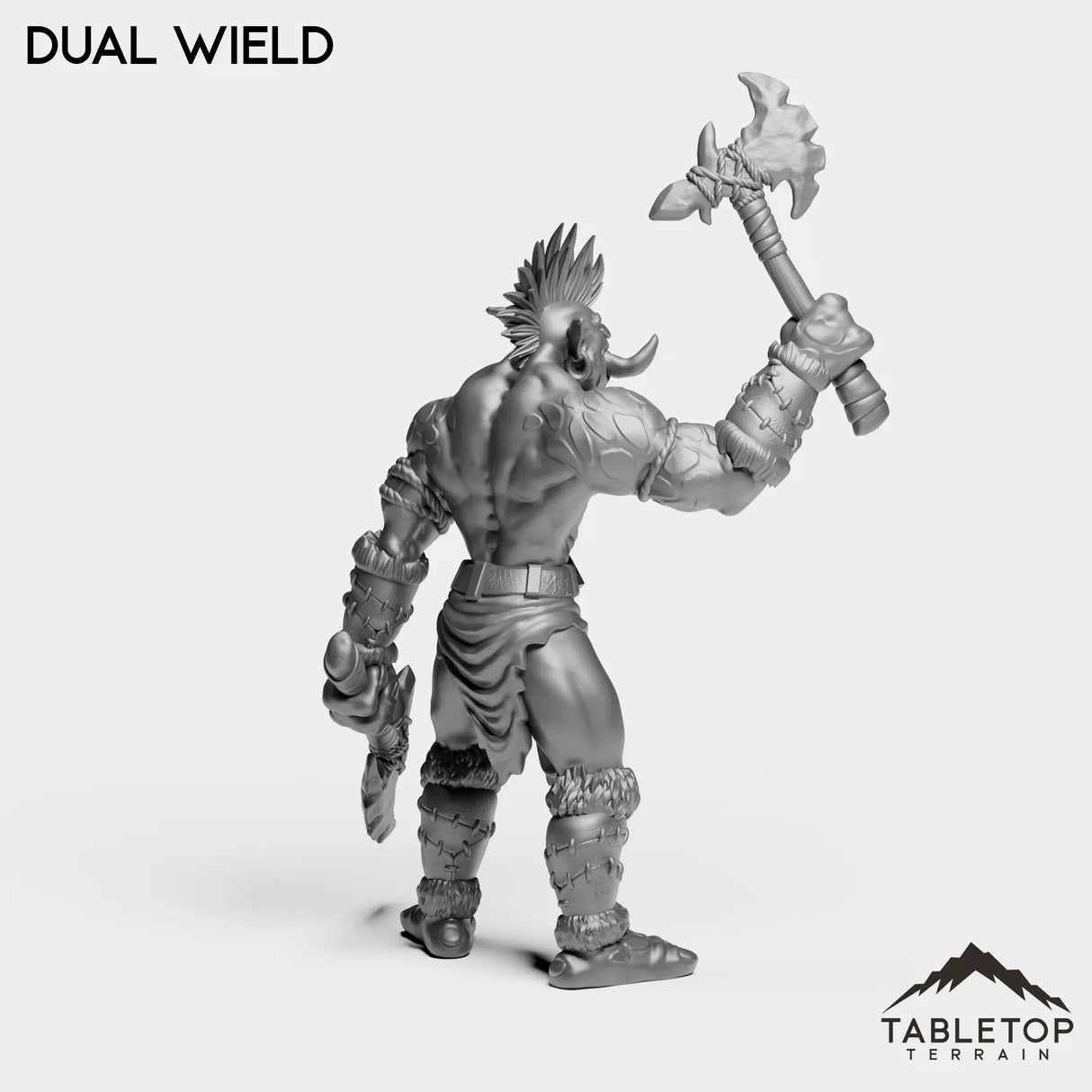 Tabletop Terrain Miniature Troll Tribe Berserker Warrior