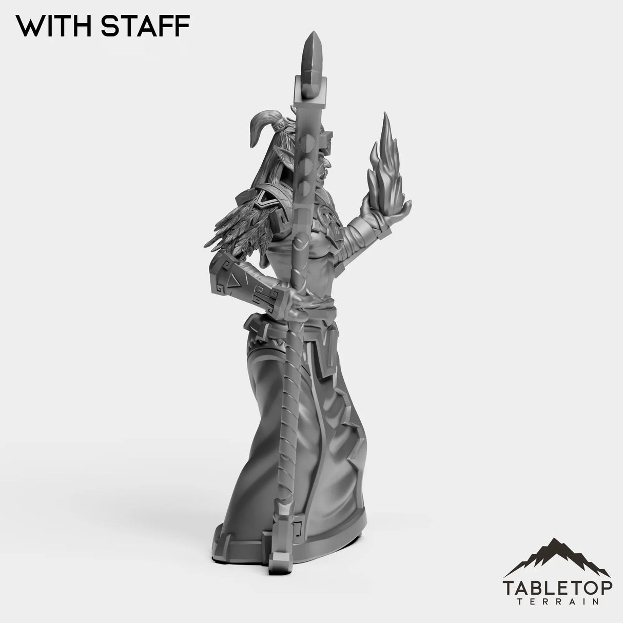 Tabletop Terrain Miniature Troll Tribe Priest Female