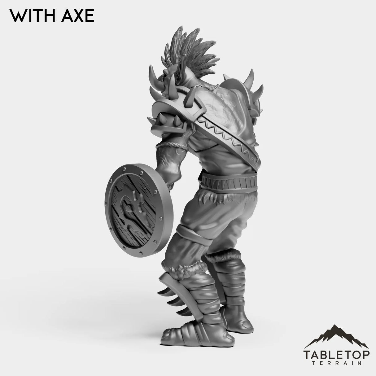 Tabletop Terrain Miniature Troll Warrior