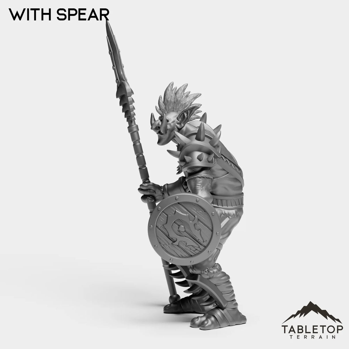 Tabletop Terrain Miniature Troll Warrior