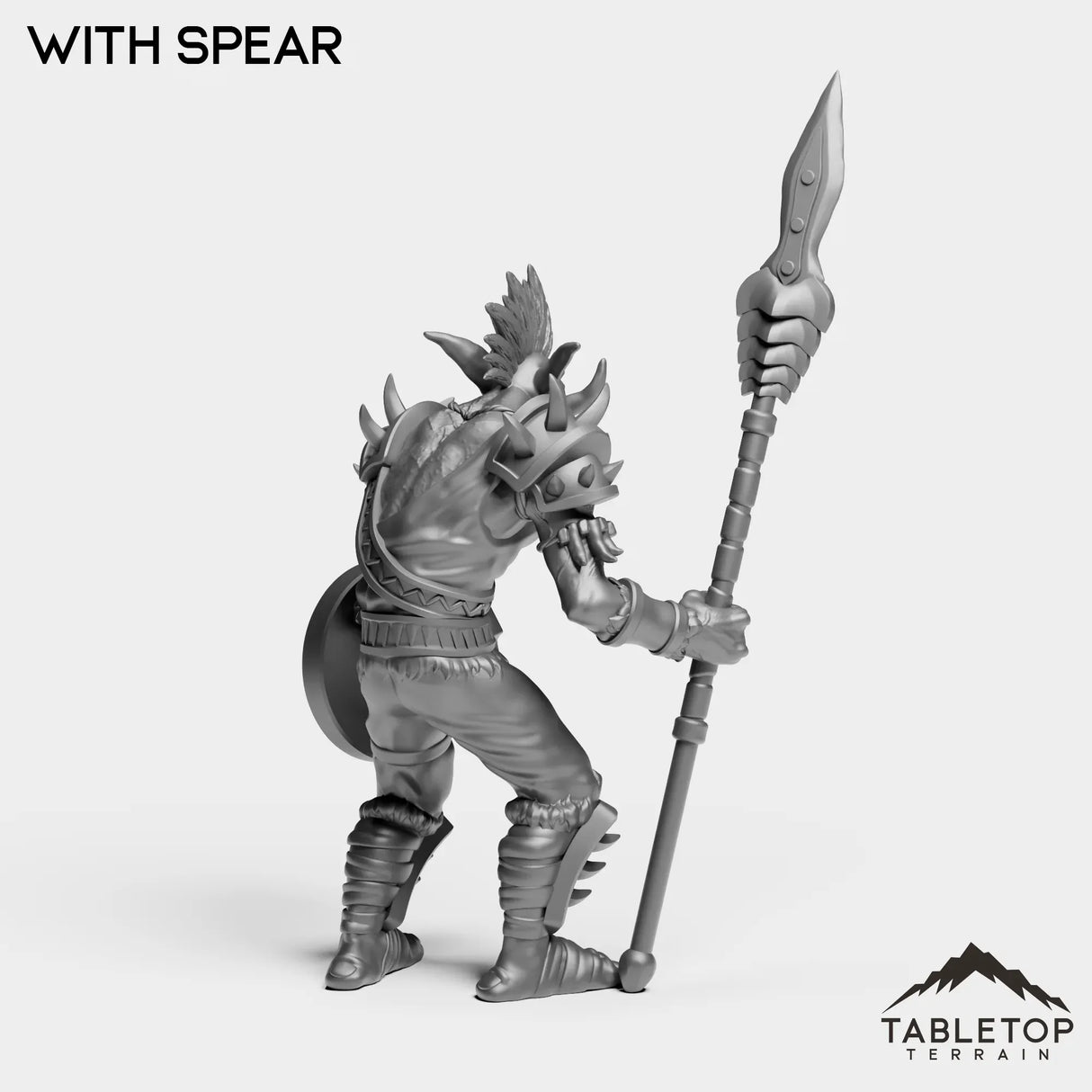 Tabletop Terrain Miniature Troll Warrior