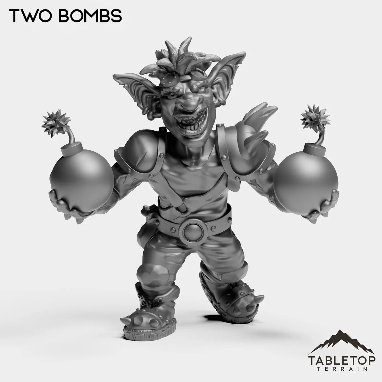 Tabletop Terrain Miniature Two Bombs Goblin Bomber