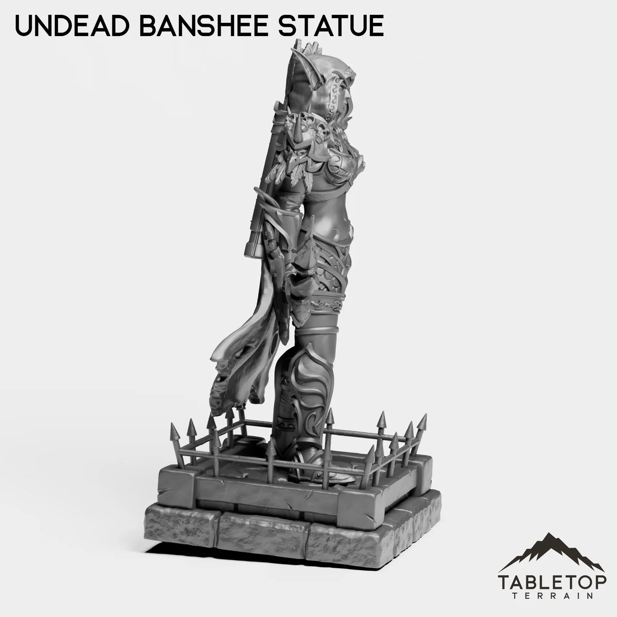 Tabletop Terrain Miniature Undead Banshee Statue