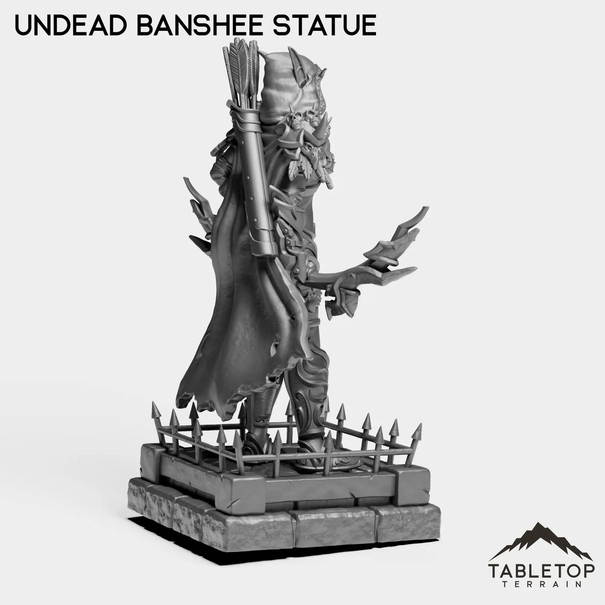 Tabletop Terrain Miniature Undead Banshee Statue