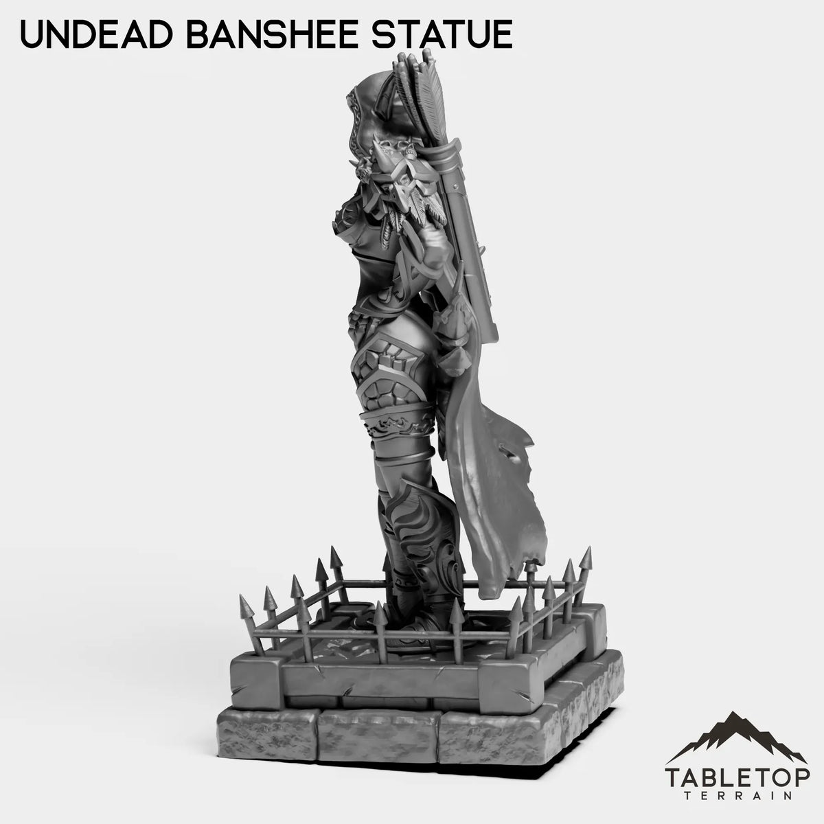 Tabletop Terrain Miniature Undead Banshee Statue