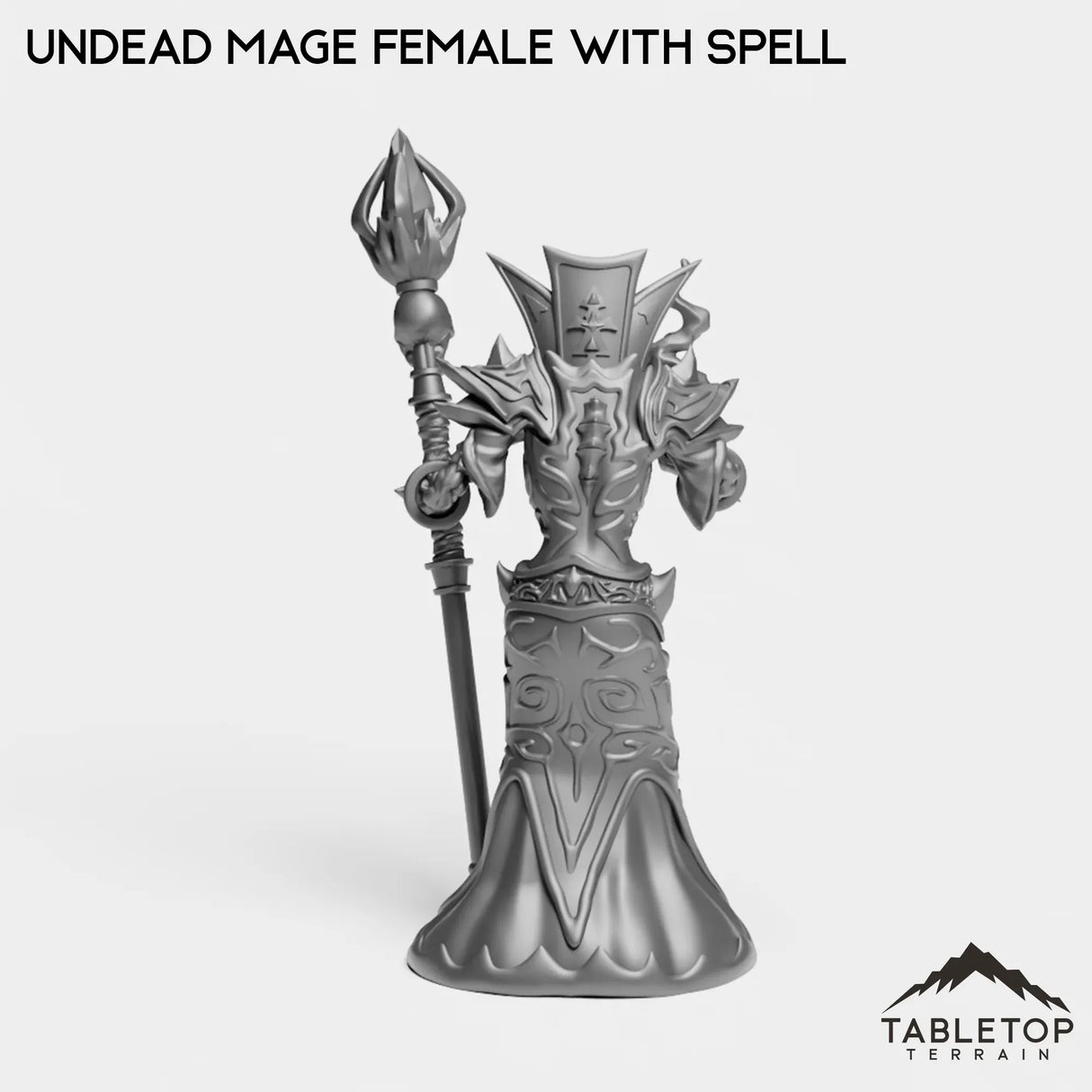 Tabletop Terrain Miniature Undead Basic Mage Female
