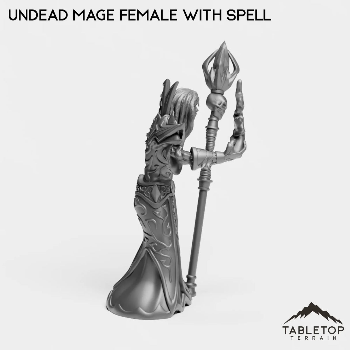 Tabletop Terrain Miniature Undead Basic Mage Female