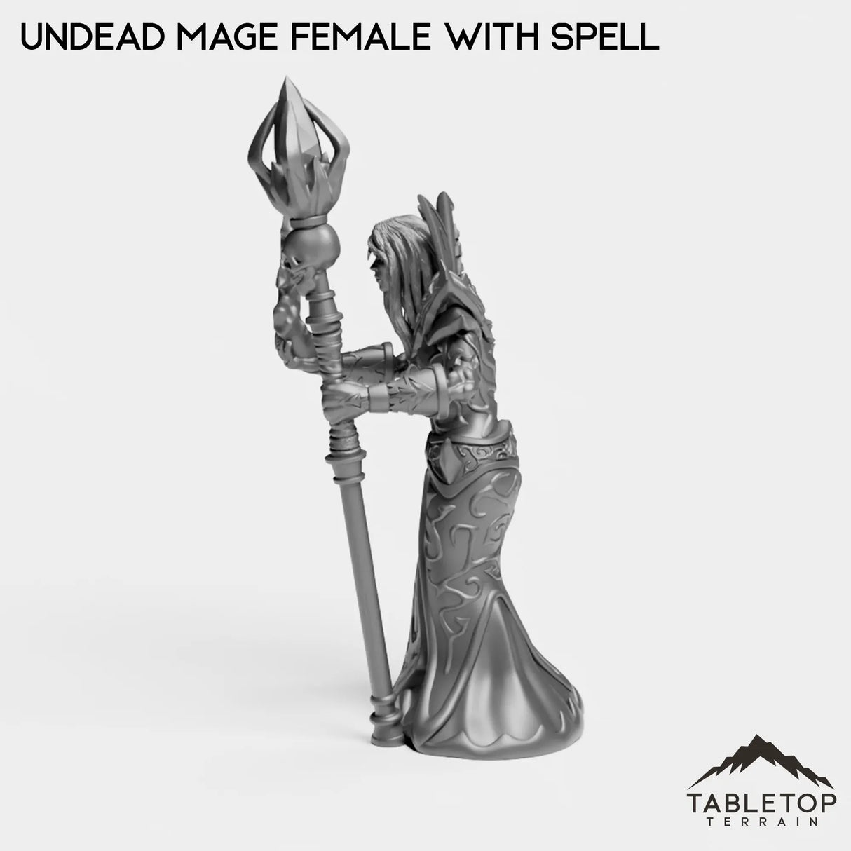 Tabletop Terrain Miniature Undead Basic Mage Female